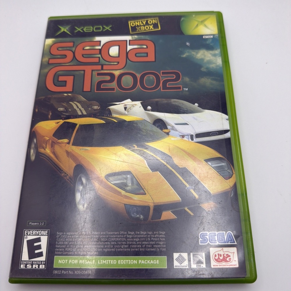 JSRF Jet Set Radio Future & Sega GT 2002 Combo Microsoft Xbox